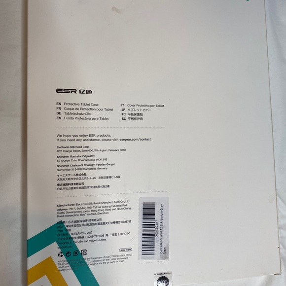 ESR Protective Tablet Case Ipad Pro 12.9 Premium Grey 021121 - Picture 2 of 4